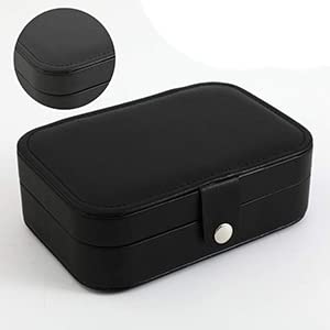 KriShyam® Travel Jewelry Case,Mini Jewellery Box,Portable Jewelry Box Display Storage Case,Bangle Box,Jewellery Organisers, Storage Boxes for Rings & Earrings